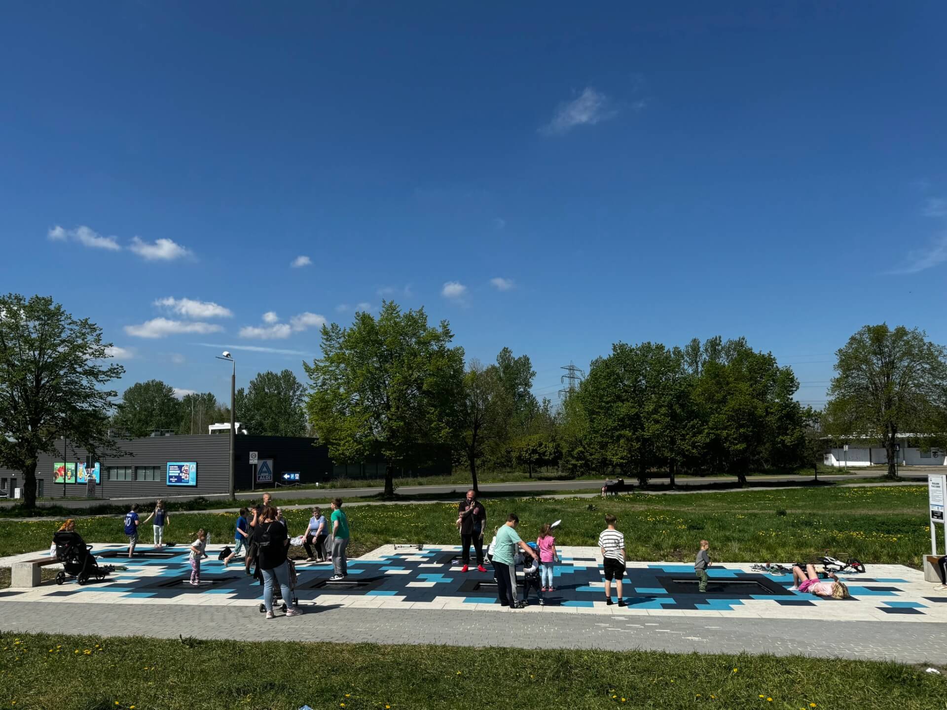 Park trampolin w Pyskowicach