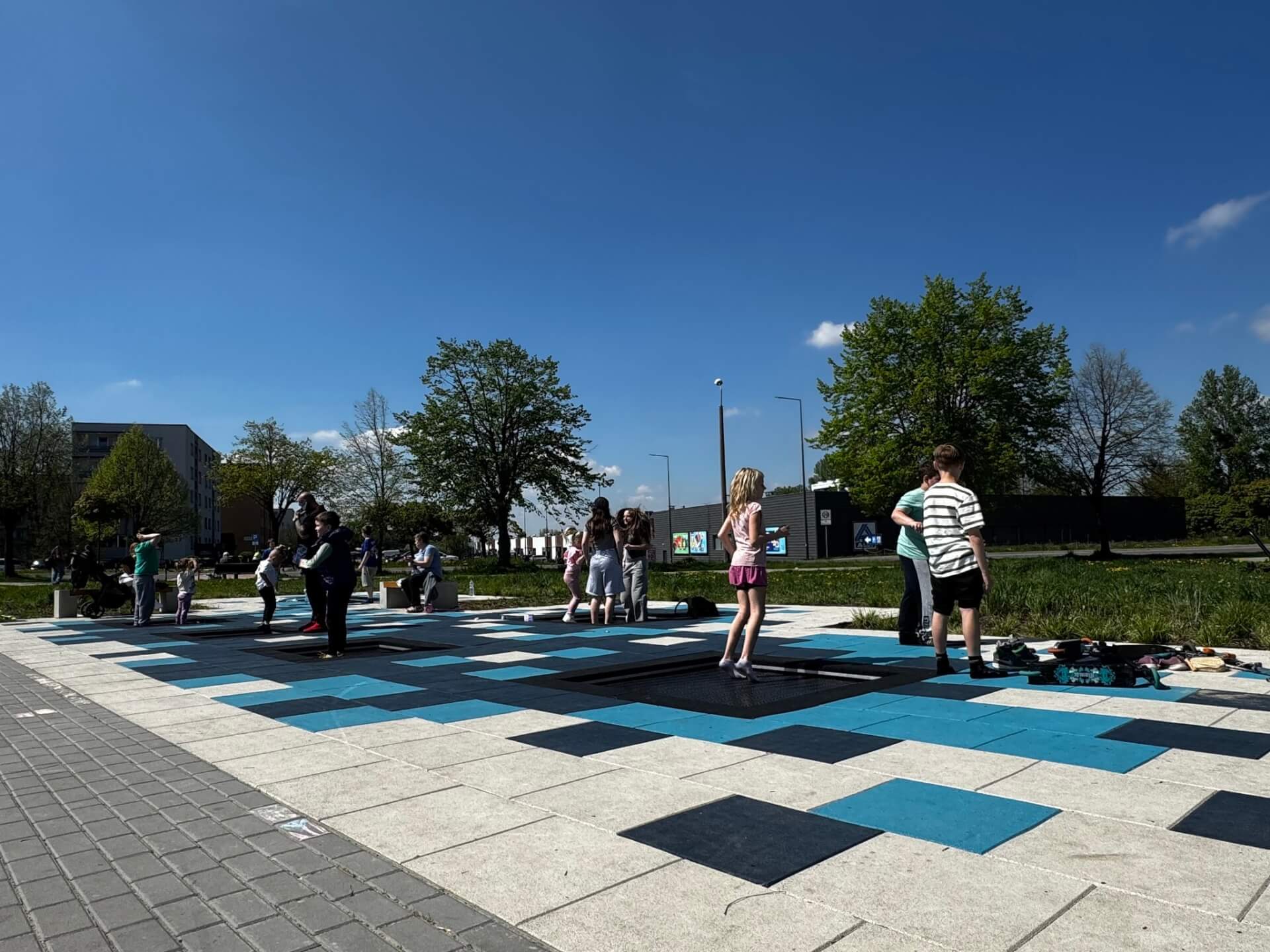 Park trampolin w Pyskowicach