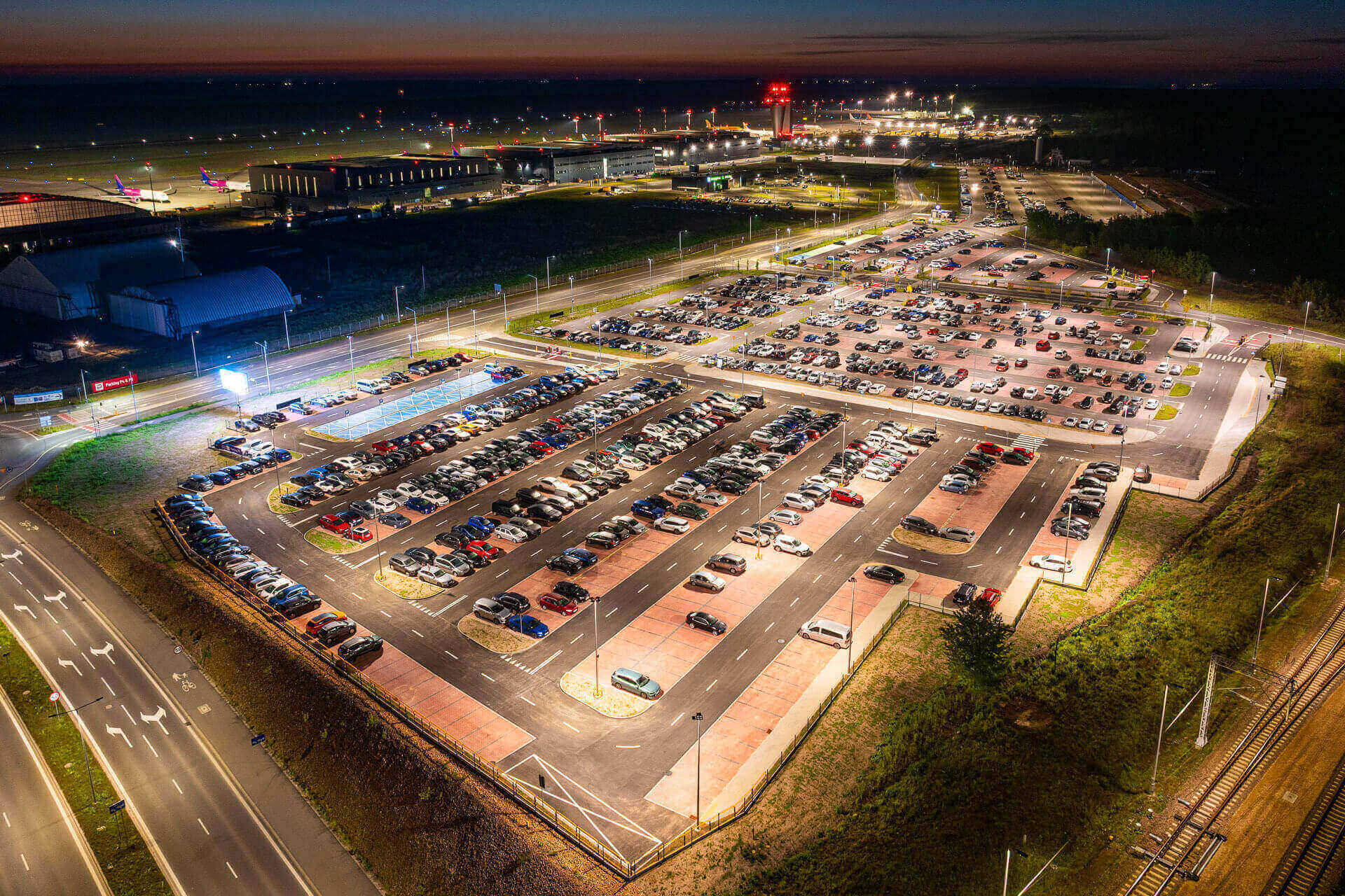 Parking P4 w Katowice Airport