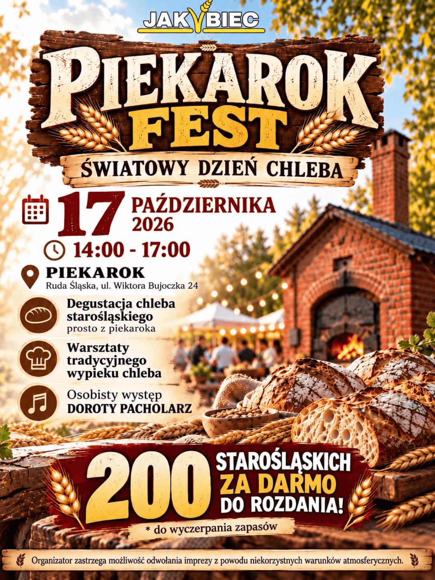 Piekarok plakat