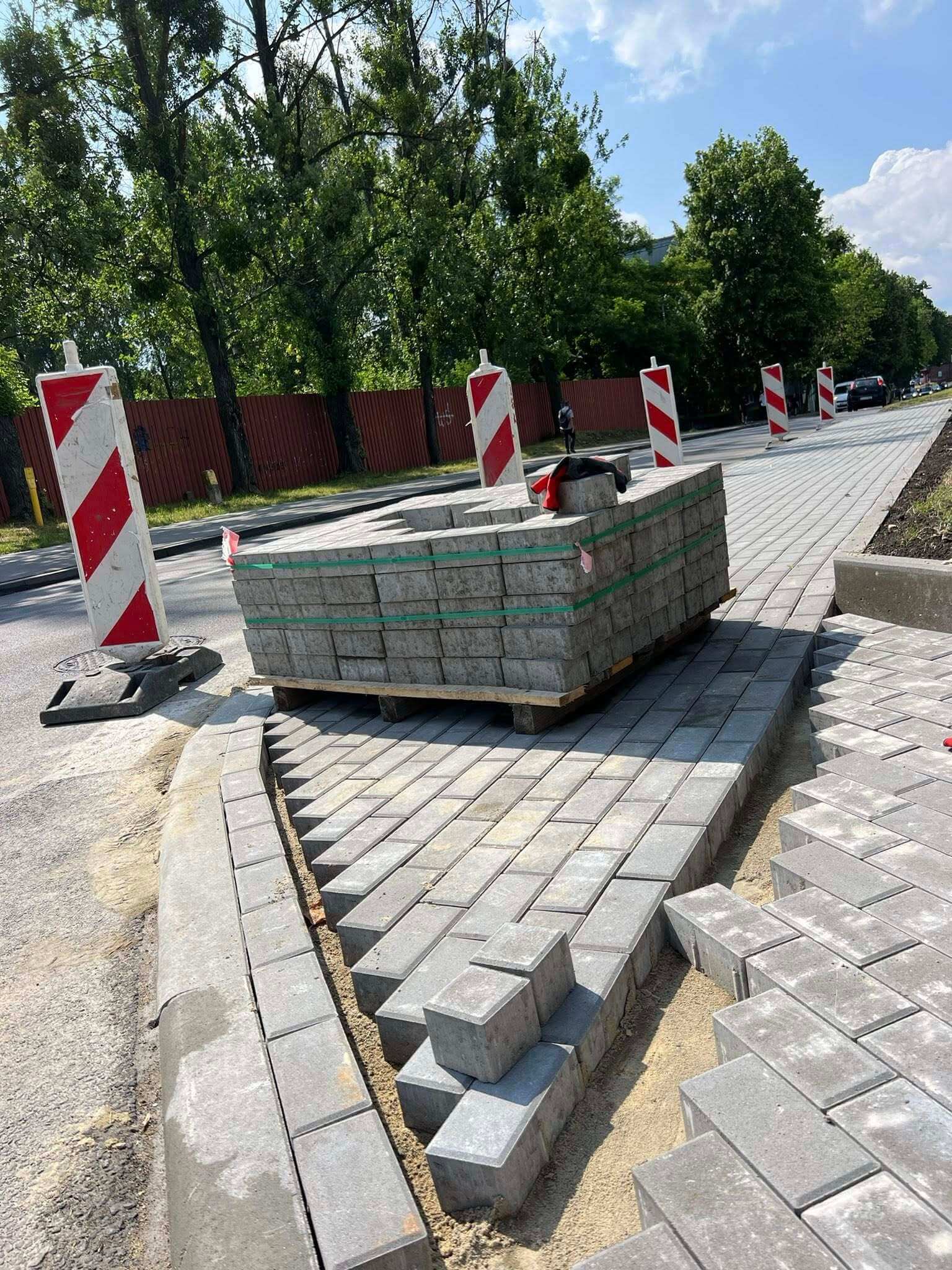 Remont na ulicach Gimnazjalnej i Reja w Piekarach Śląskich