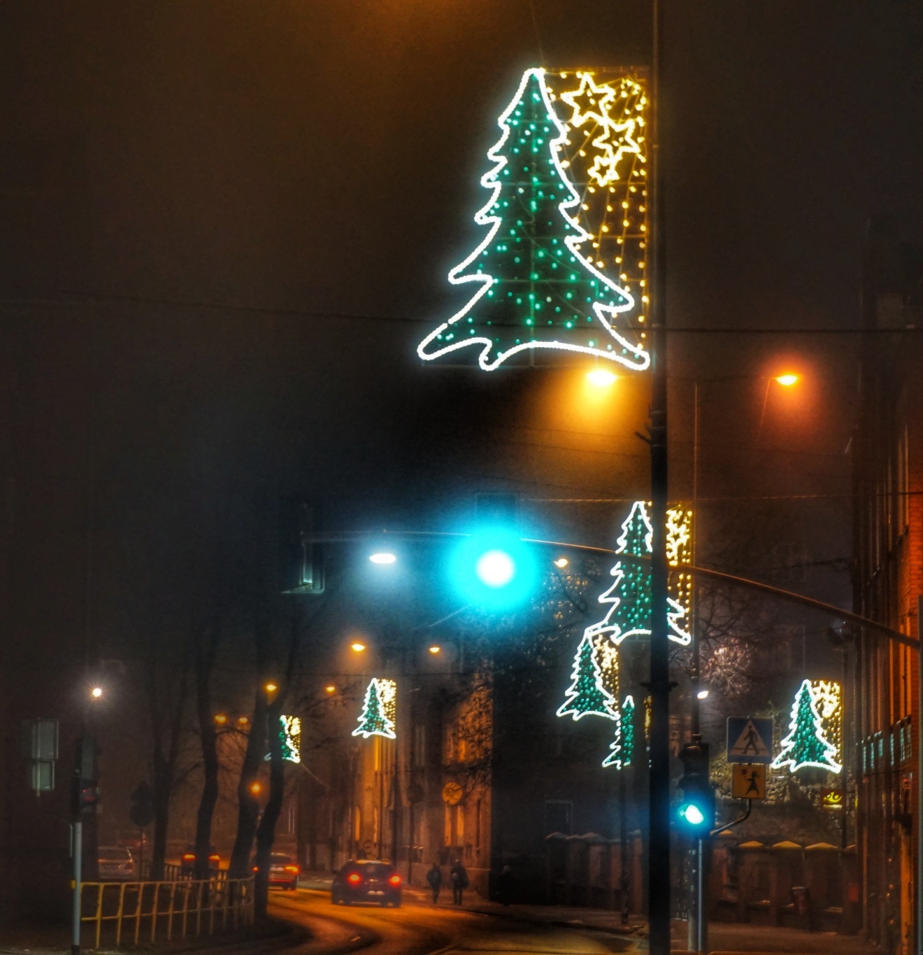 Świąteczne ozdoby w Piekarach Śląskich