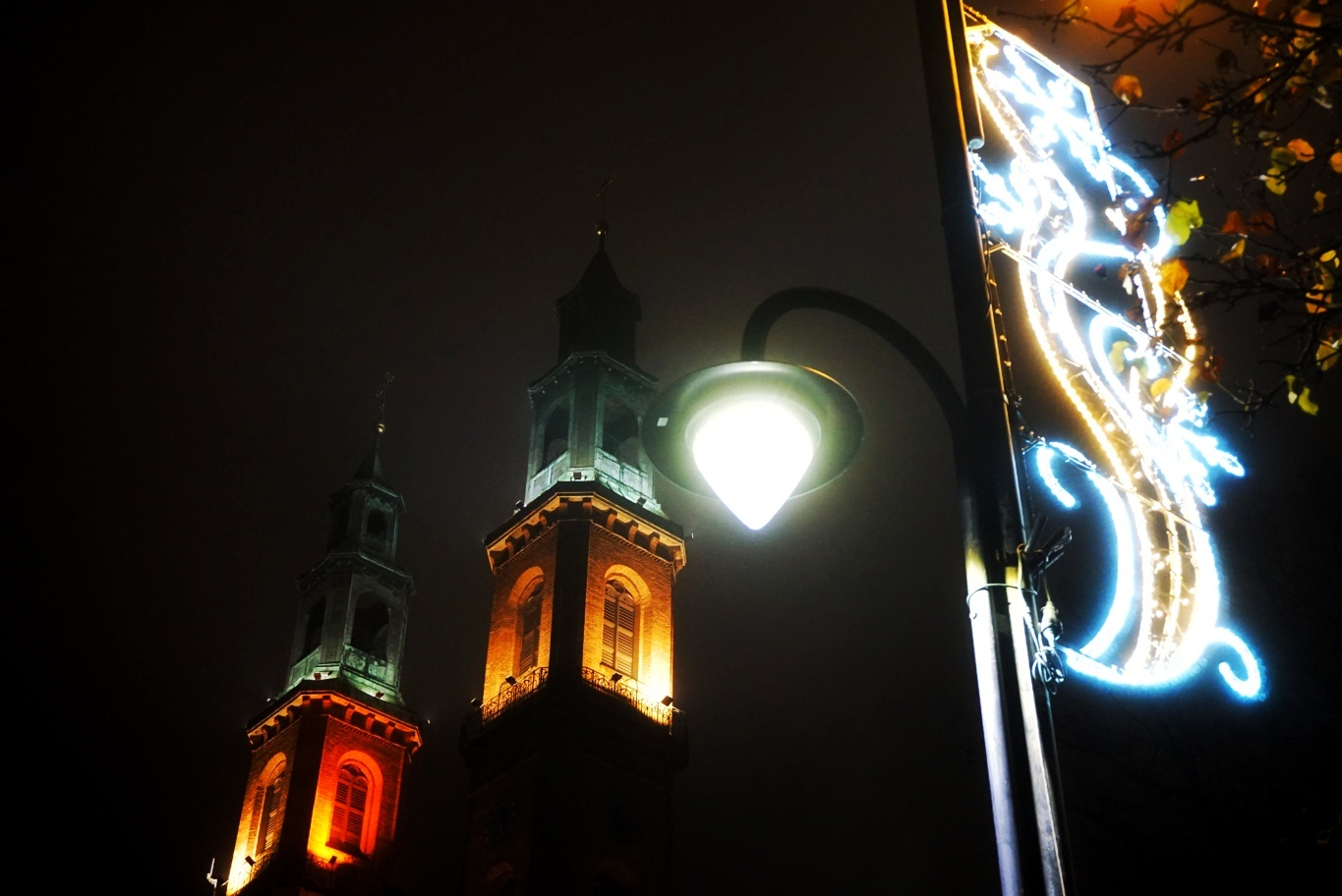 Świąteczne ozdoby w Piekarach Śląskich