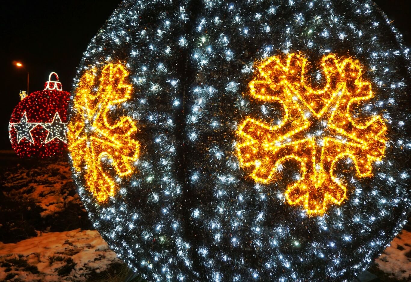 Świąteczne ozdoby w Piekarach Śląskich