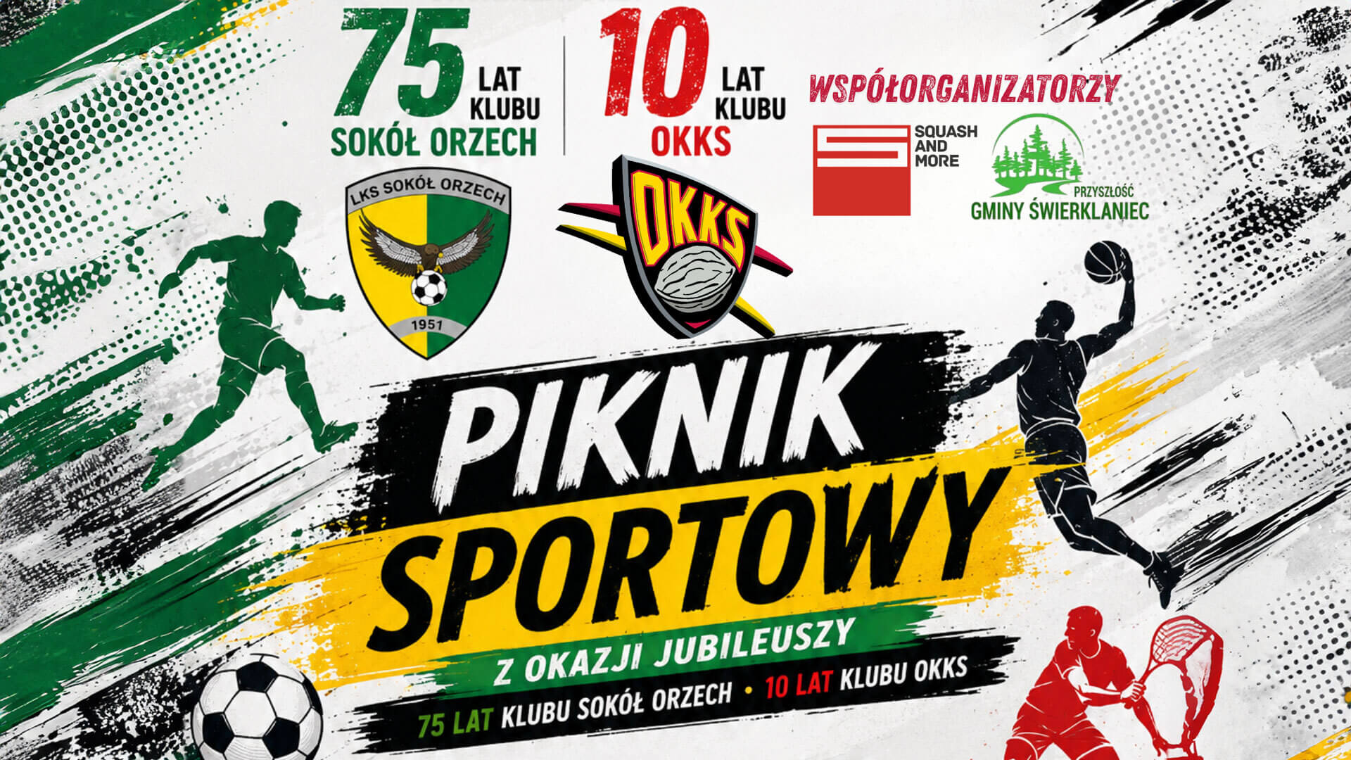 75 lat Sokoła i 10 lat koszykarzy – podwójny jubileusz sportowy w Orzechu. Piknik 22 sierpnia