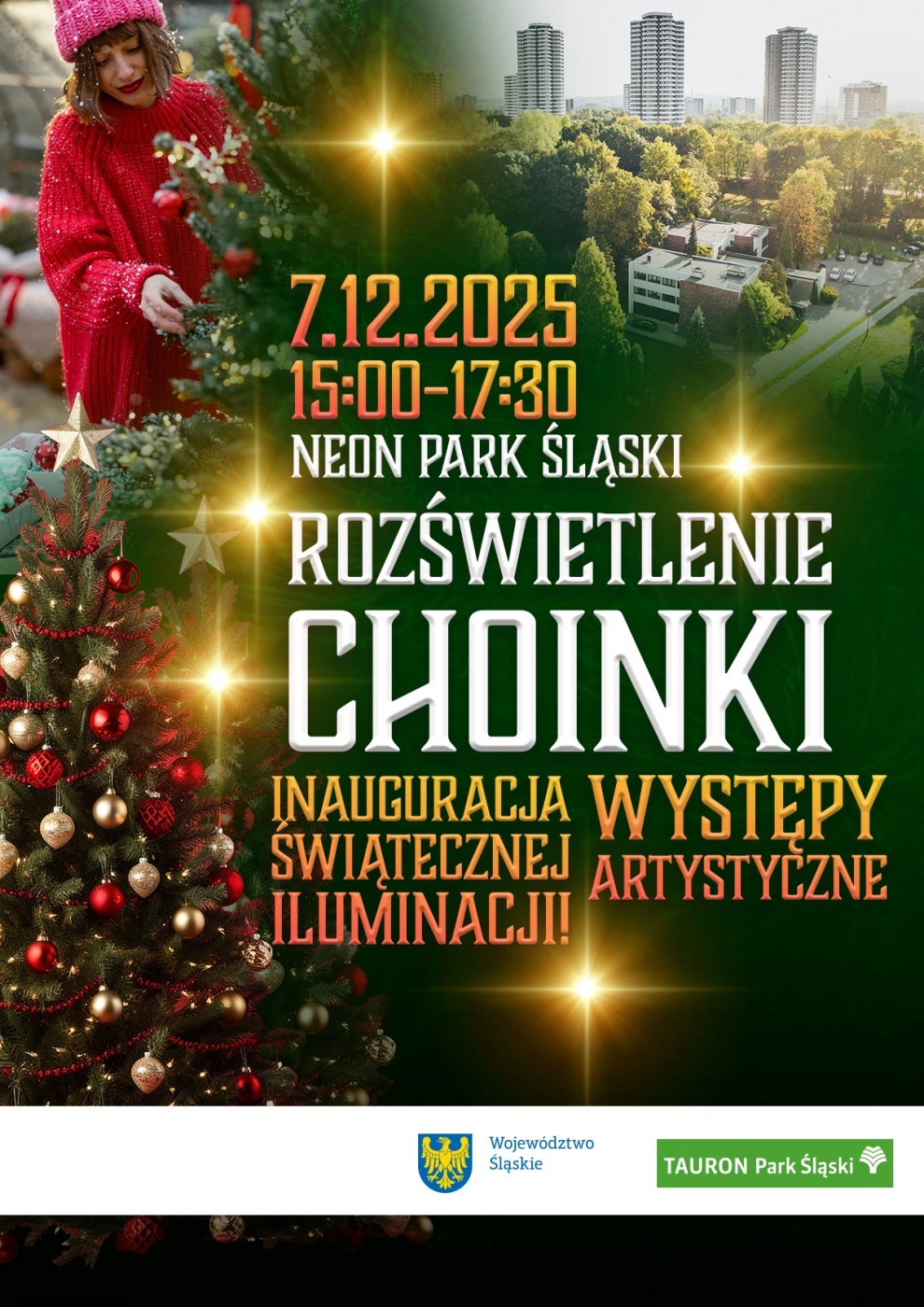 Plakat Rozświetlenie choinki