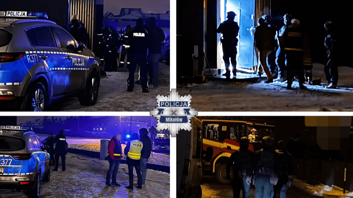 Interwencja kontrterrorystów w Łaziskach Górnych. Agresor zabarykadował się w mieszkaniu i zaatakował służby