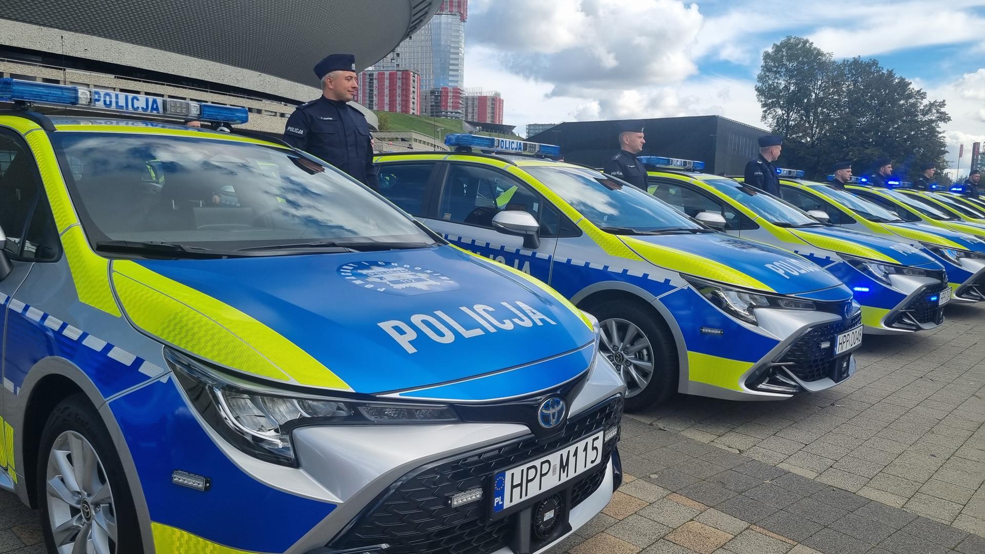 Nowe radiowozy Śląskiej Policji dofinansował Wojewódzki Fundusz Ochrony Środowiska i Gospodarki Wodnej