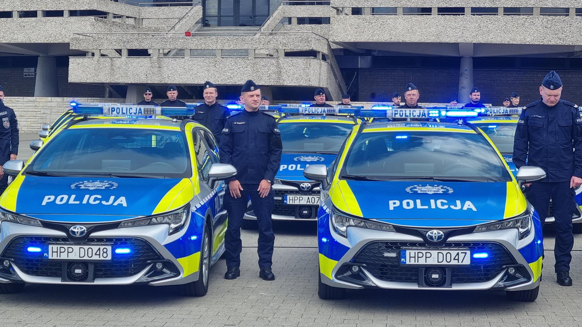 Nowe radiowozy Śląskiej Policji dofinansował Wojewódzki Fundusz Ochrony Środowiska i Gospodarki Wodnej