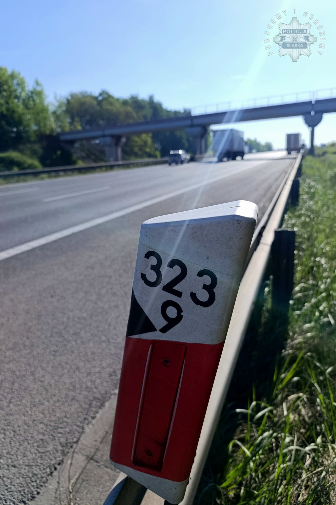 Zdarzenie drogowe na autostradzie A4 na wysokości Rudy Śląskiej