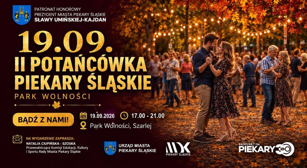 W sobotę w Parku Wolności odbędzie się II Potańcówka w Piekarach Śląskich
