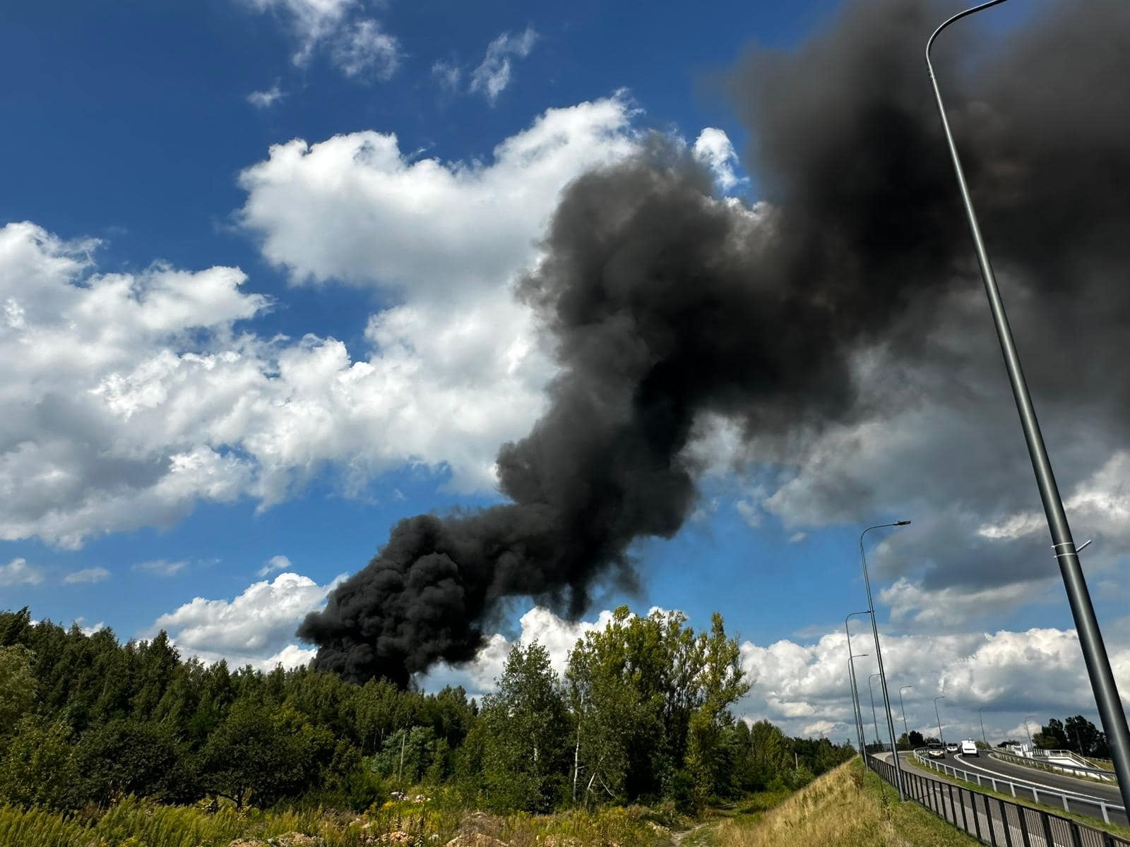 Pozar dabrowa gornicza 01