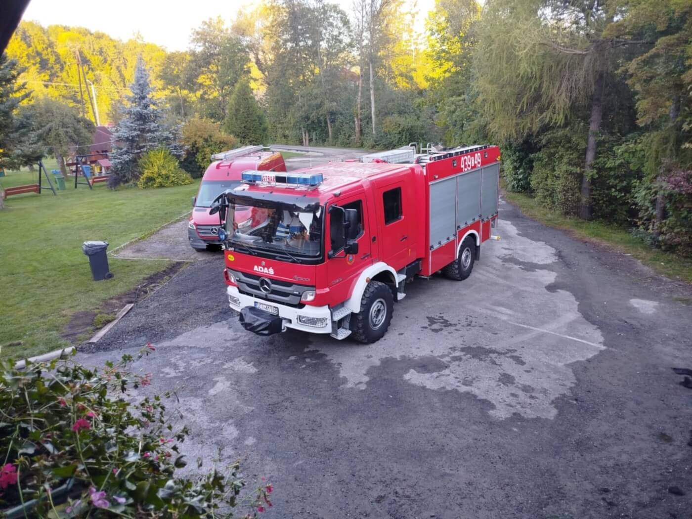 Pozar wisla osp wisla centrum