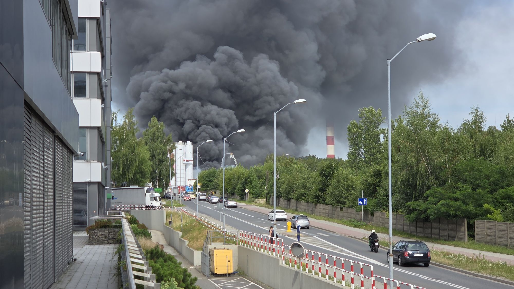 Pożar w Siemianowicach Śląskich