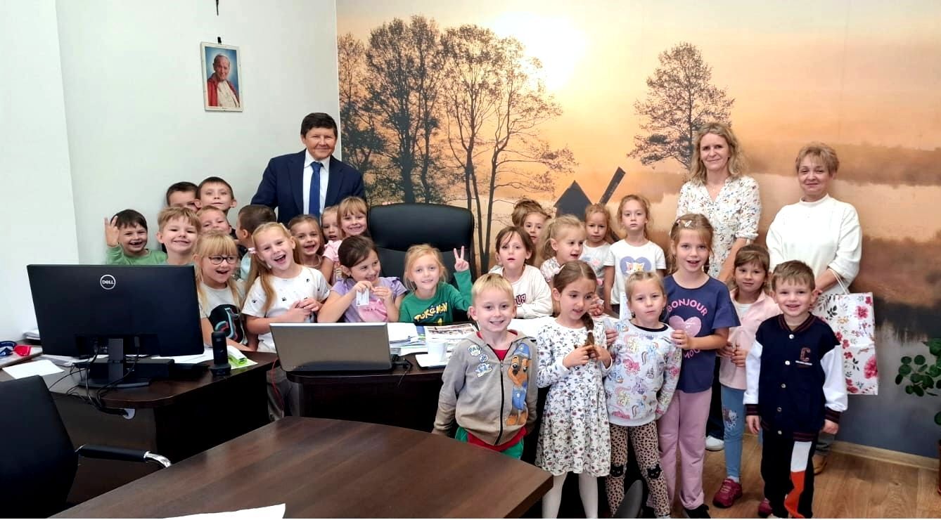 Wizyta przedszkolaków w Urzędzie Miasta Kalety