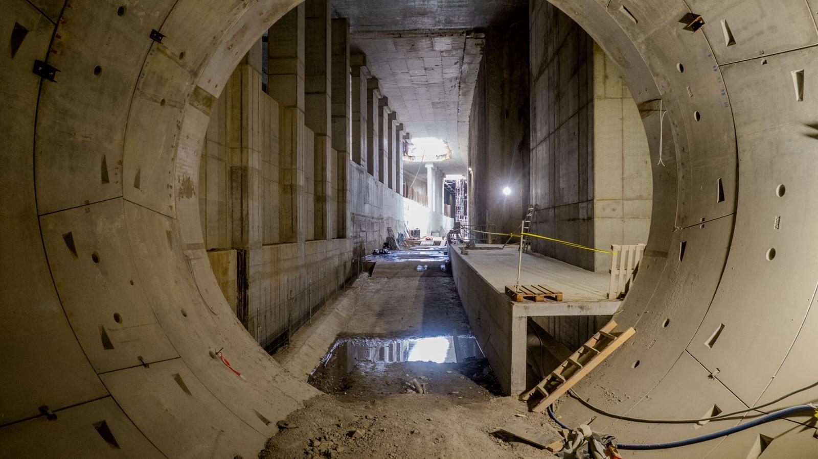 Przekroj tunelu Lodz maj 2025