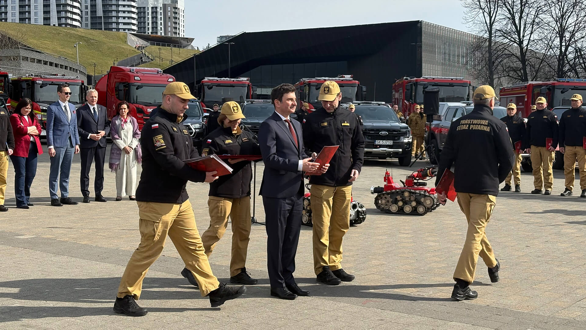 Śląscy strażacy dostali nowy sprzęt