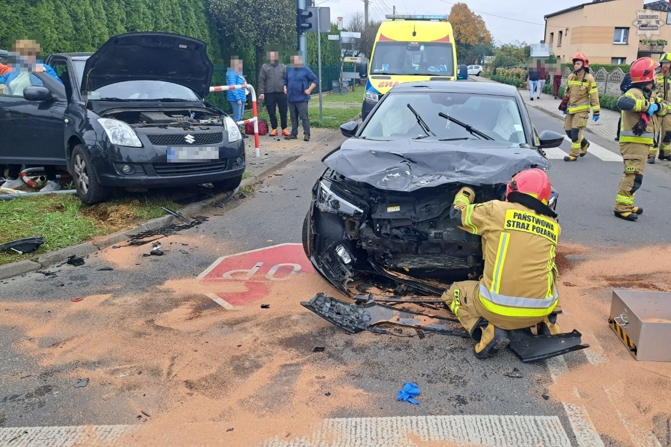 Zdarzenie drogowe w Pyrzowicach