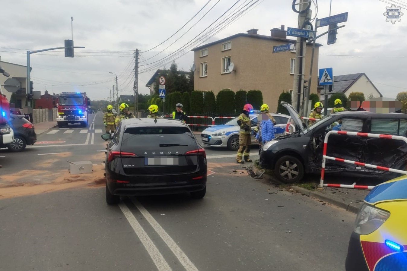 Zdarzenie drogowe w Pyrzowicach