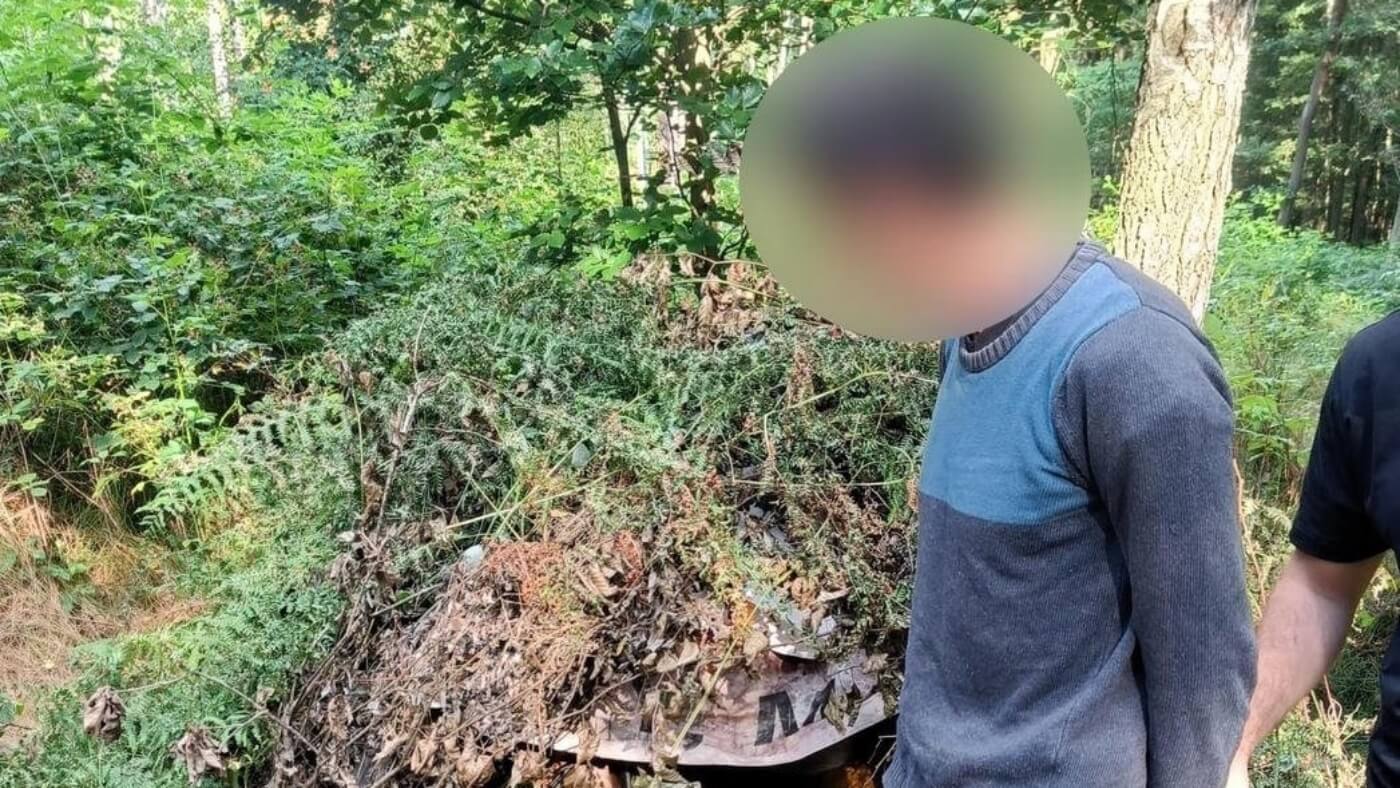 Rambo z Tychów. Przez kilka miesięcy ukrywał się w lesie przed policją