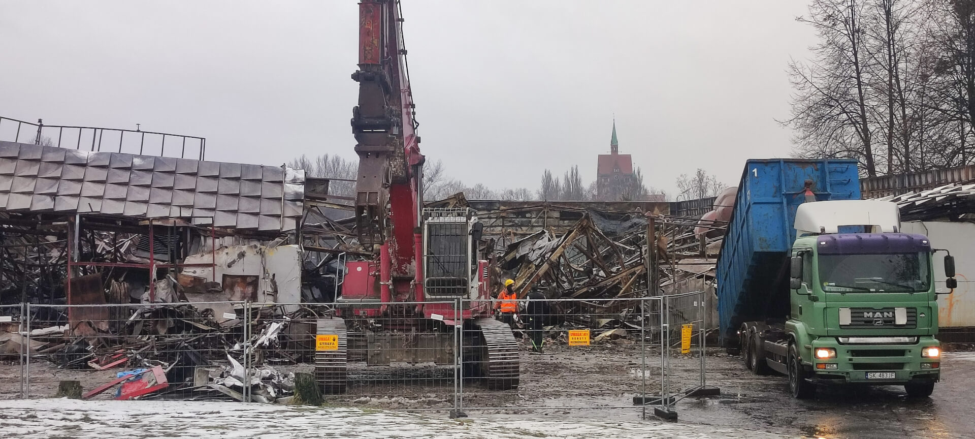 Rozbiorka hali ruda slaska