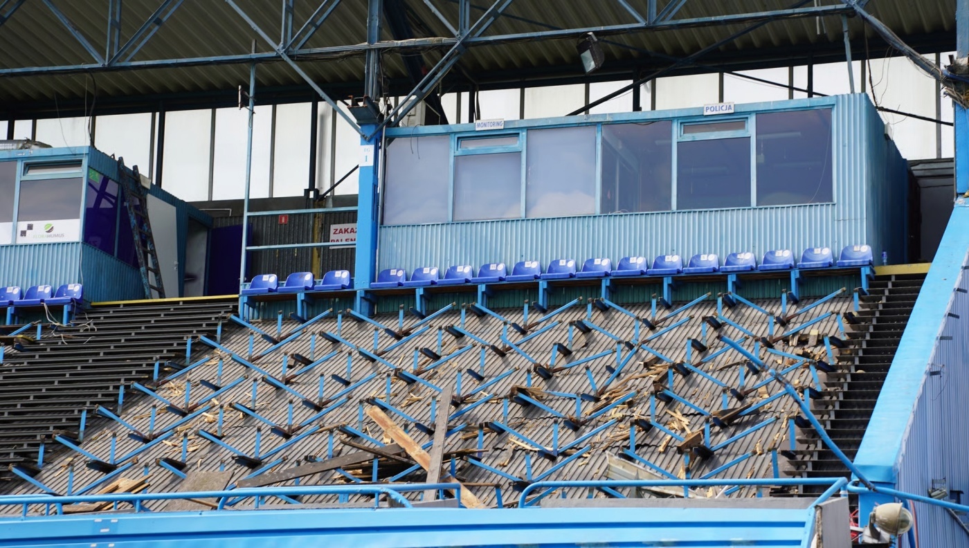 Ruch chorzow stadion rozbiorka 13