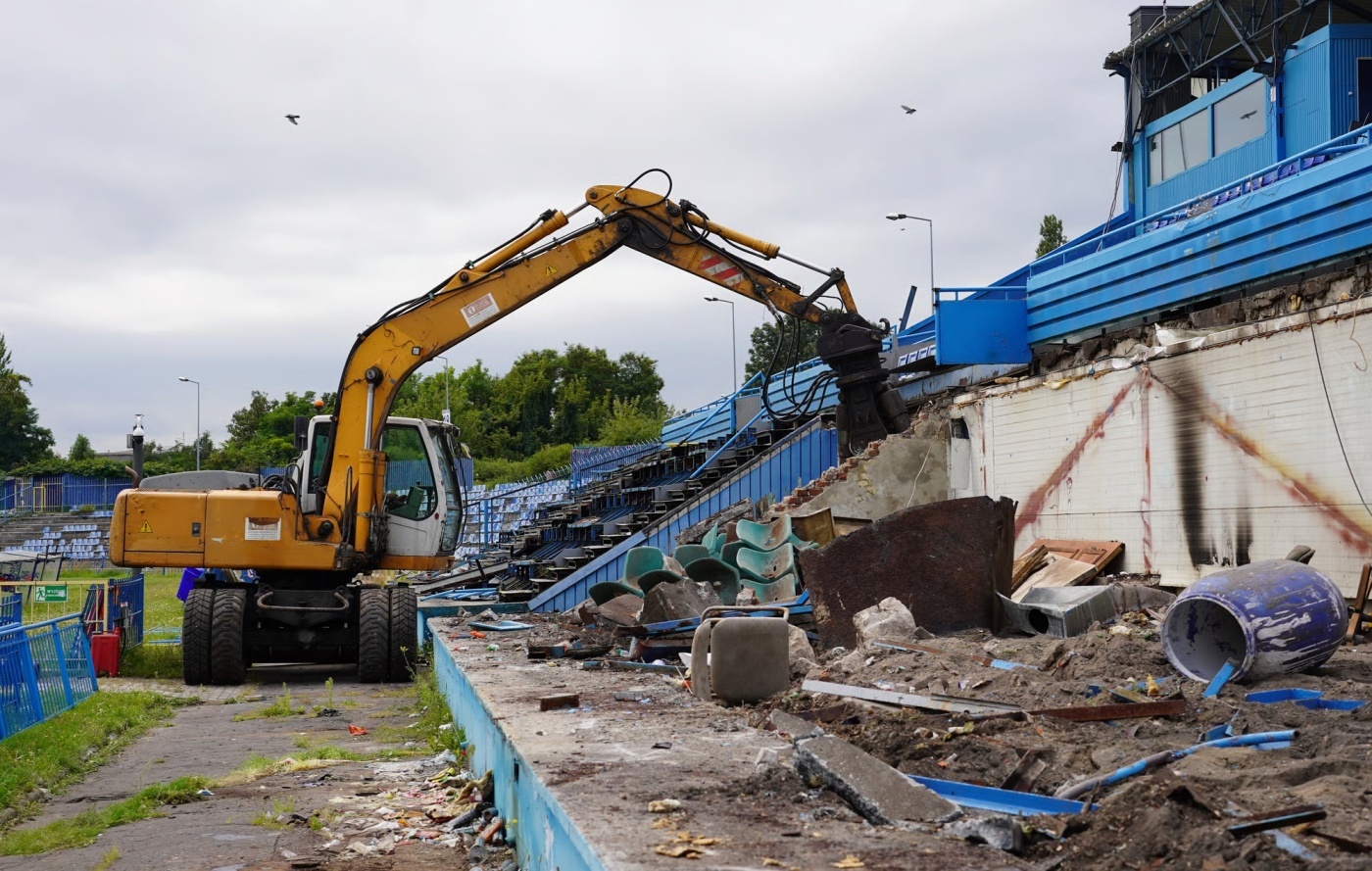 Ruch chorzow stadion rozbiorka 14