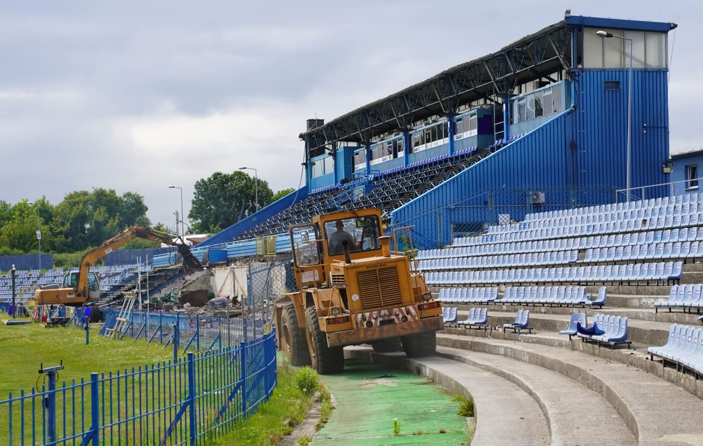 Ruch chorzow stadion rozbiorka 7