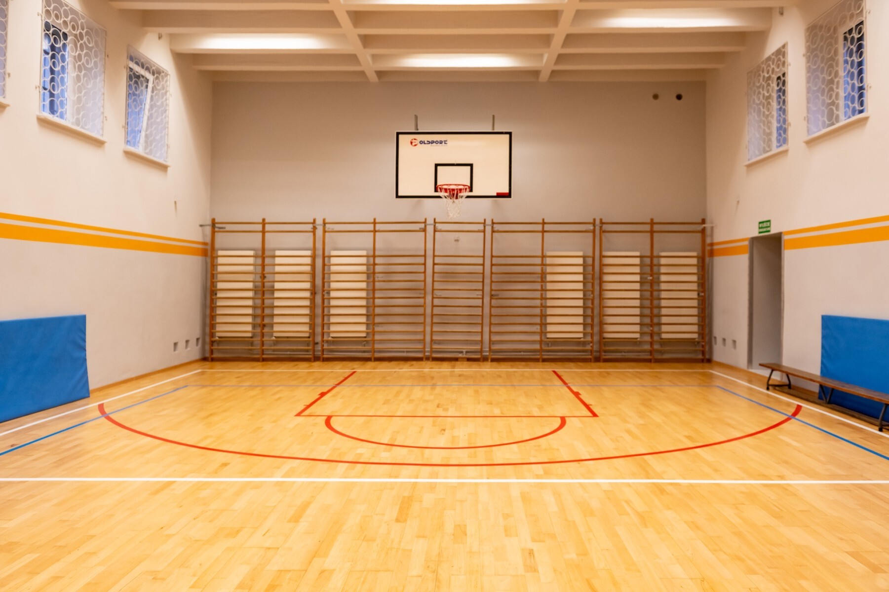 Sala gimnastyczna SP23 po remoncie