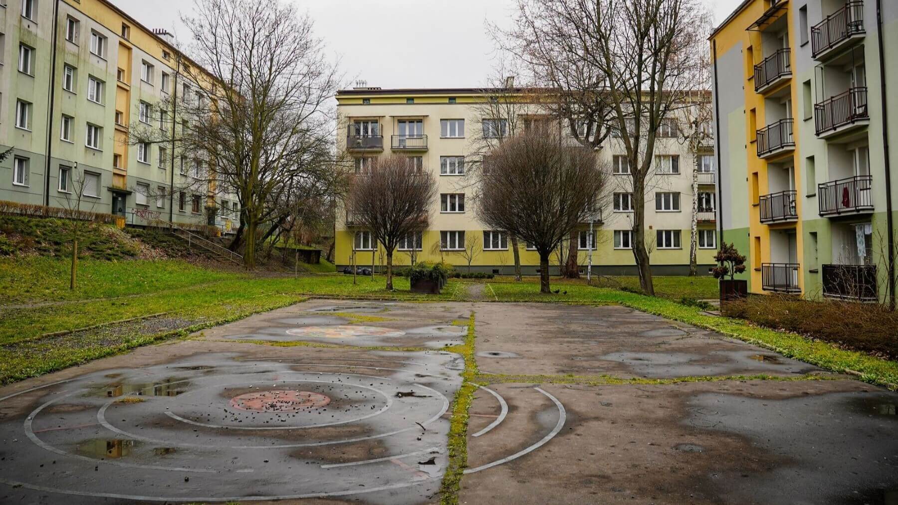 Skwer likwidacja asfaltu katowice