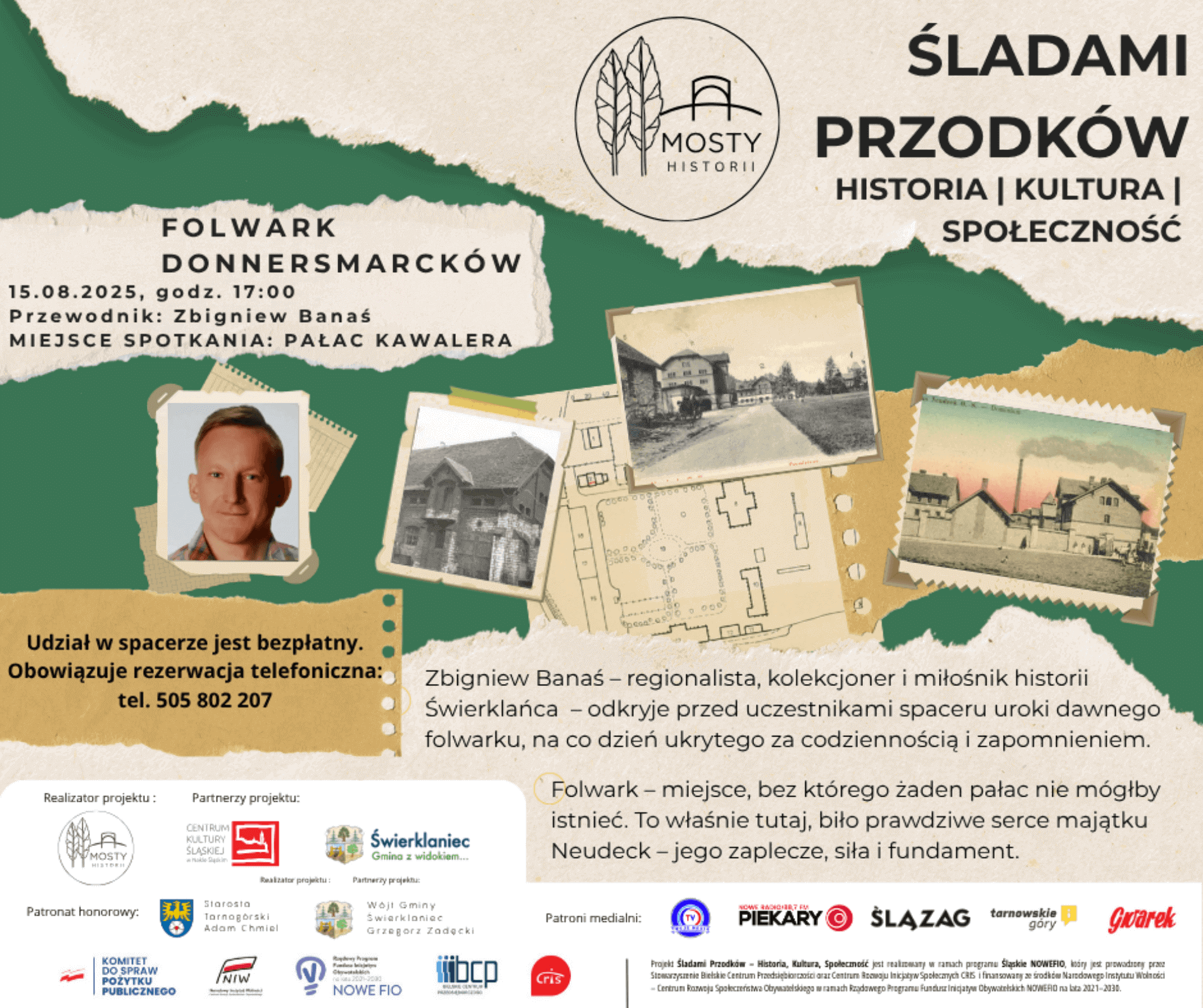 Sladami przodkow folwark donnersmarckow