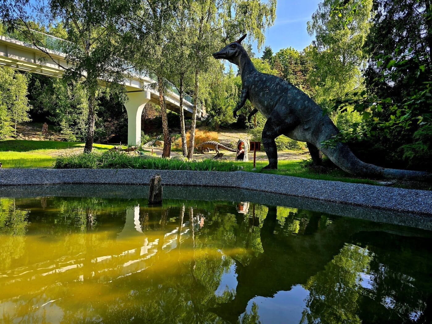 Slaskie zoo kladka dolina dinozaurow 10