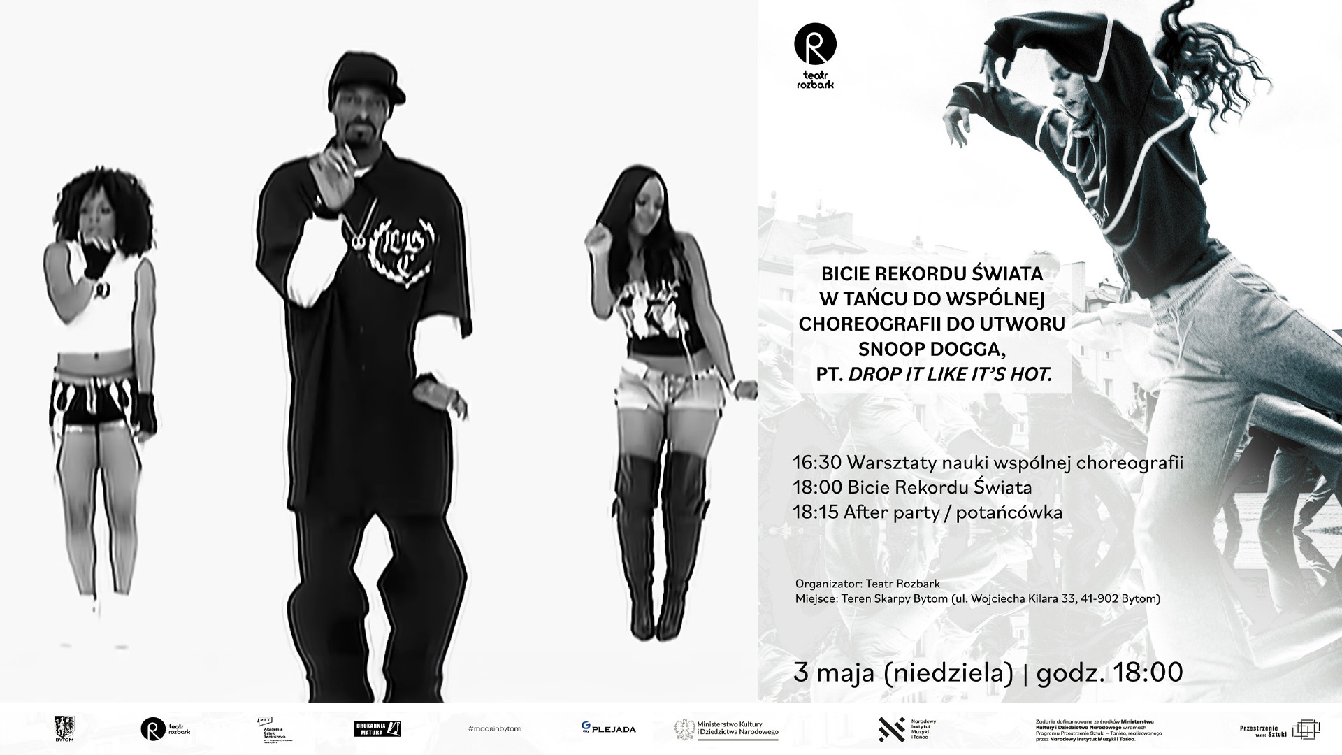 Snoop Dogg „ambasadorem” Bytomia? Miasto powalczy o taneczny rekord