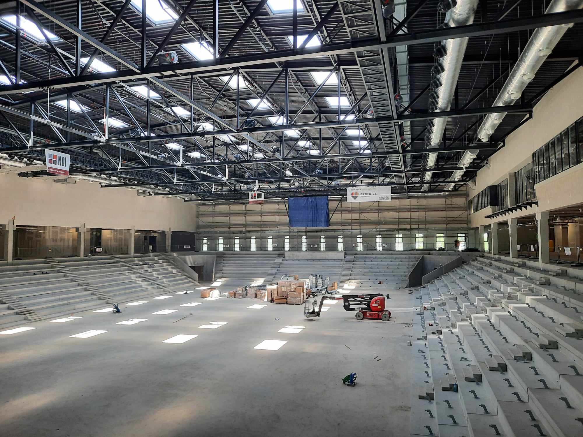 Stadion katowice hala budowa czerwiec 2024 12