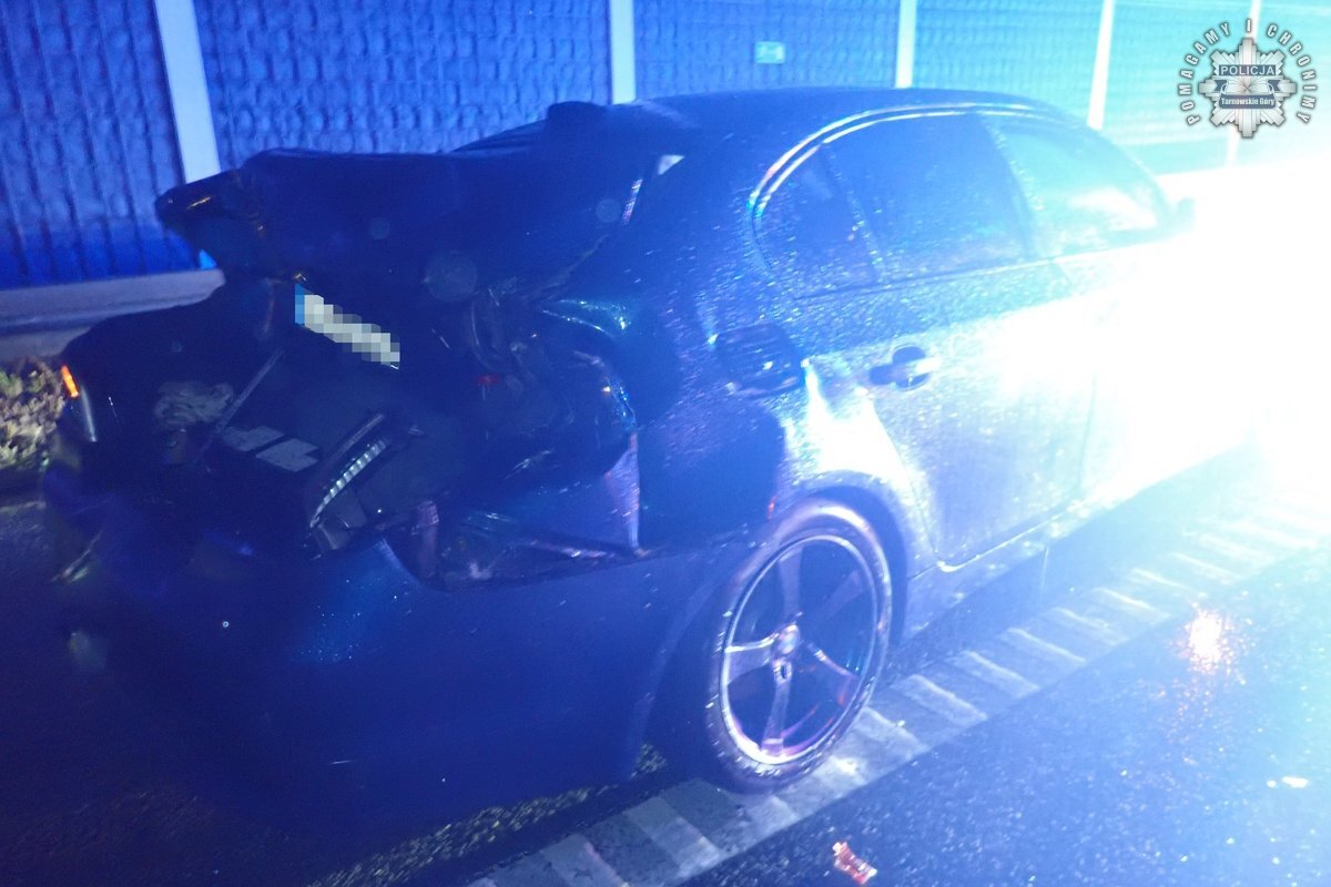 Kolizja na A1 w Świętoszowicach