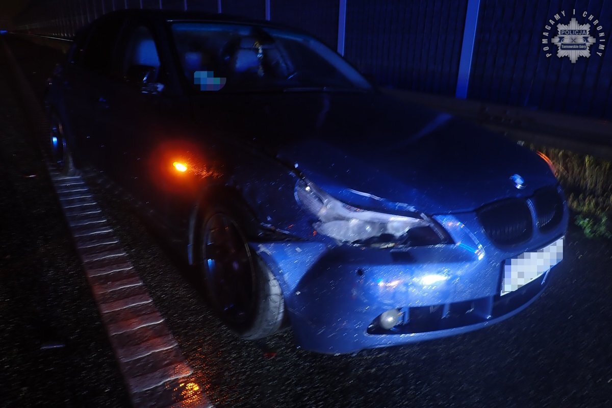 Kolizja na A1 w Świętoszowicach