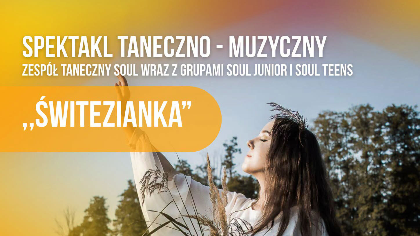 Plenerowy spektakl „Świtezianka” w wykonaniu zespołu SOUL na boisku w Maciejkowicach