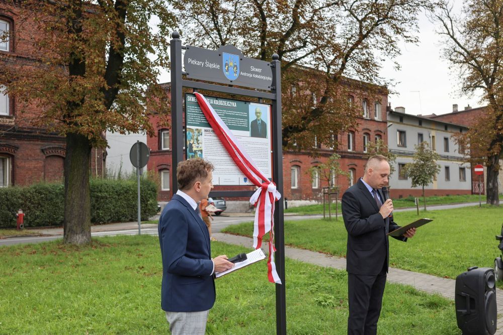 Odsłonięcie tablicy Andrzeja Kołodziejczyka