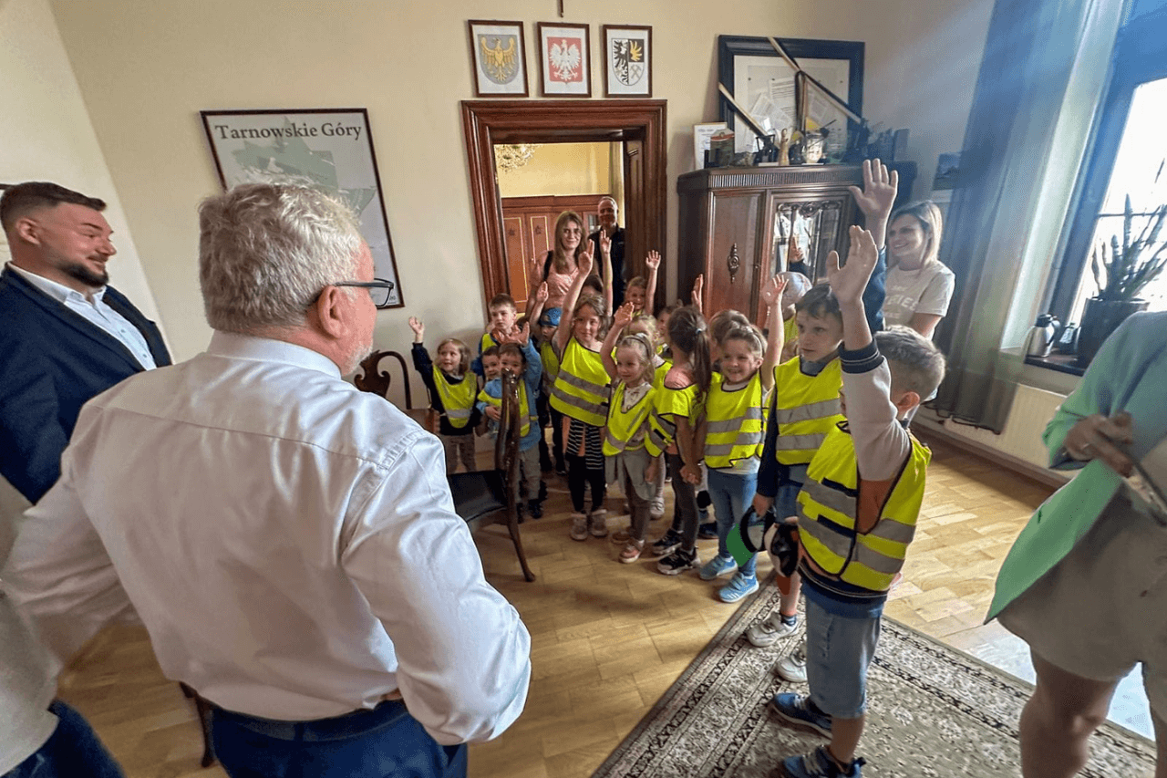 Goście w tarnogórskim ratuszu