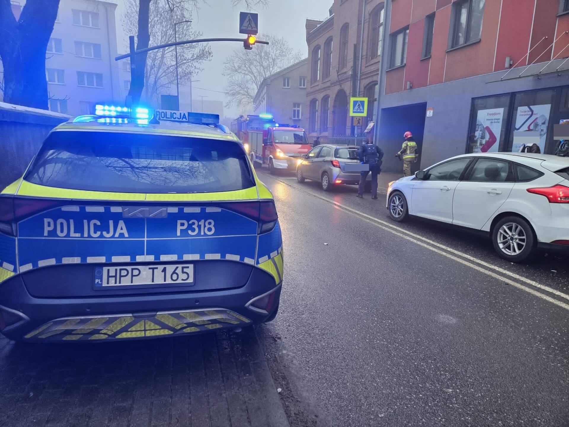 Kolizja w Tarnowskich Górach na ul. Legionów