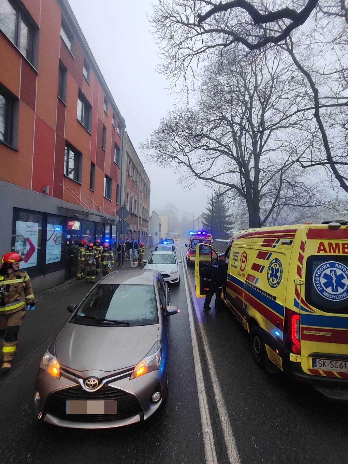 Kolizja w Tarnowskich Górach na ul. Legionów