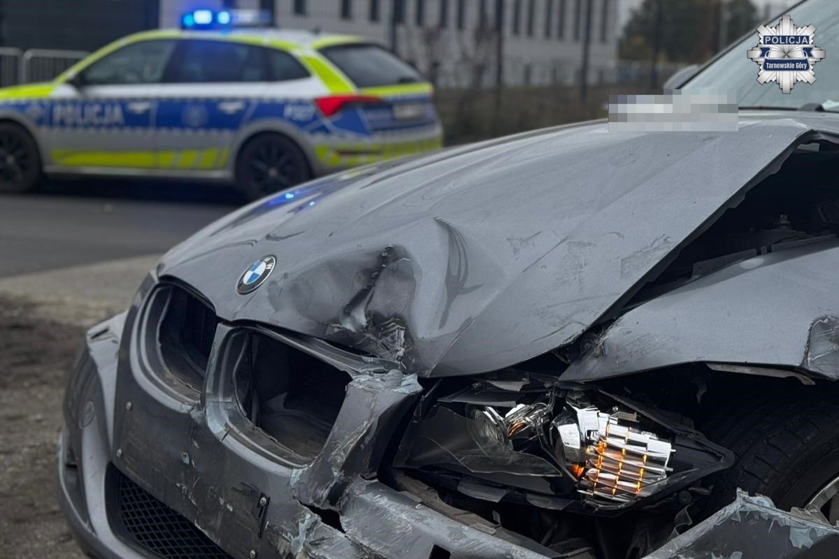 Kolizja na obwodnicy w Tarnowskich Górach