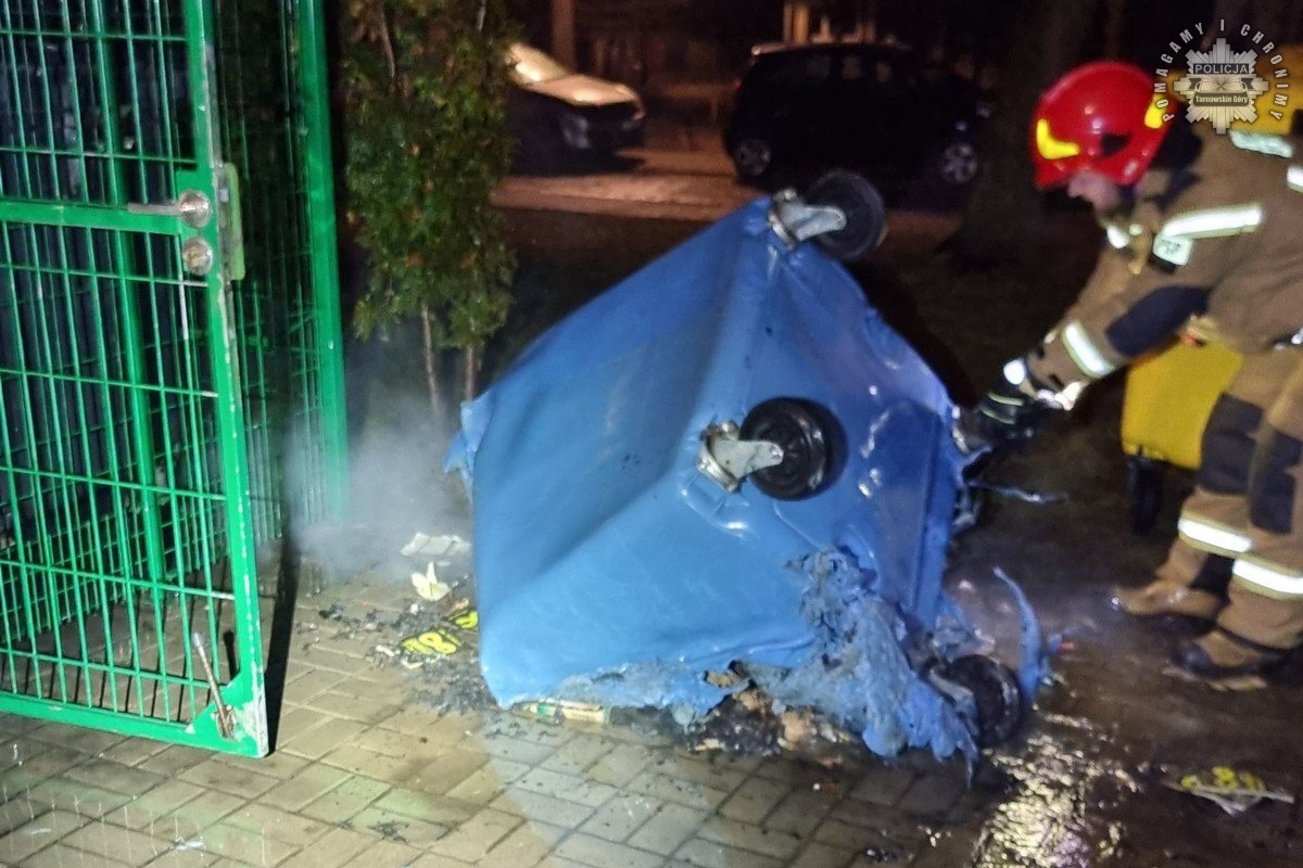 Pożar w Tarnowskich Górach na Osadzie Jana