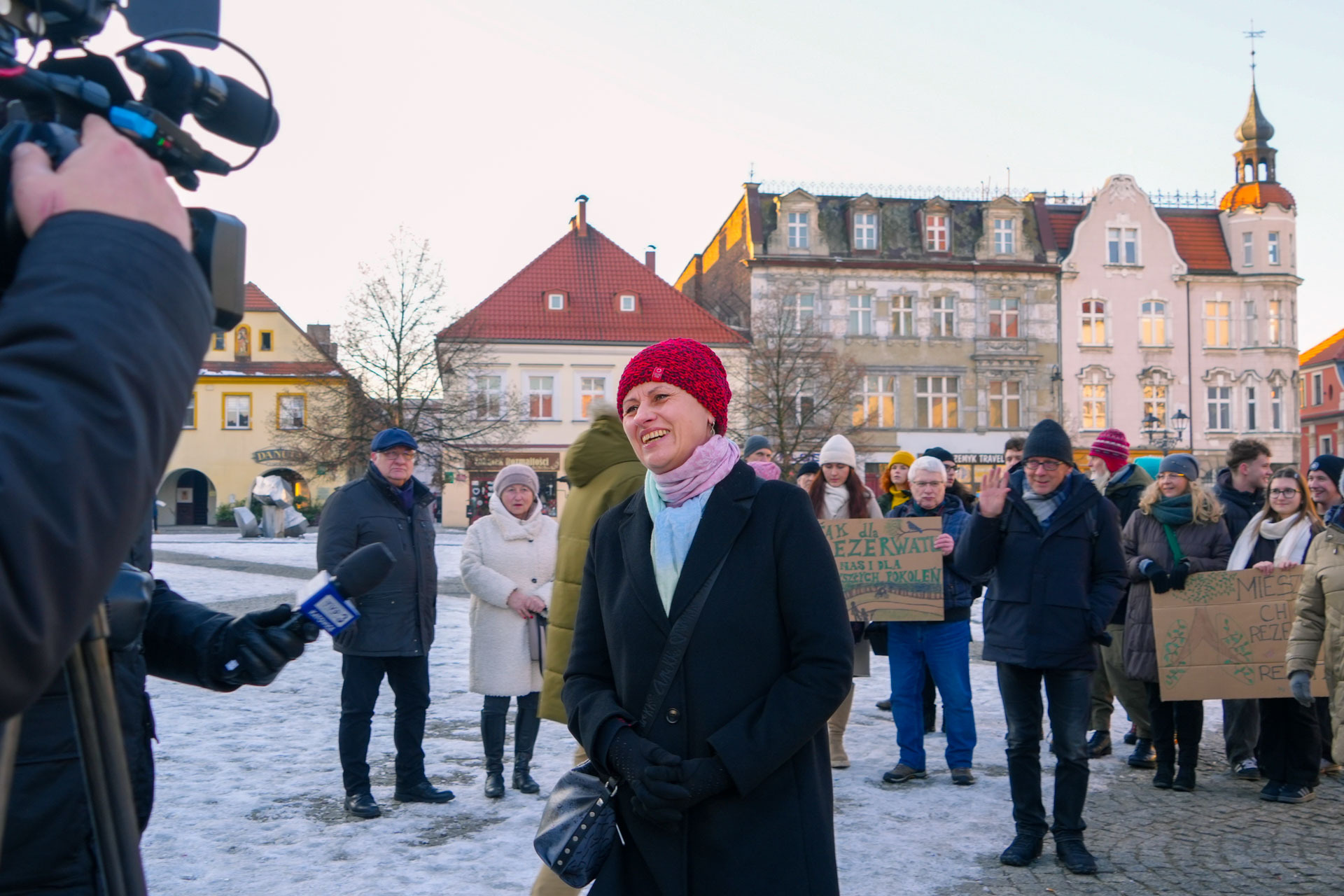 Przekazanie petycji za utworzeniem rezerwatu na terenie Parku Repeckiego w Tarnowskich Górach