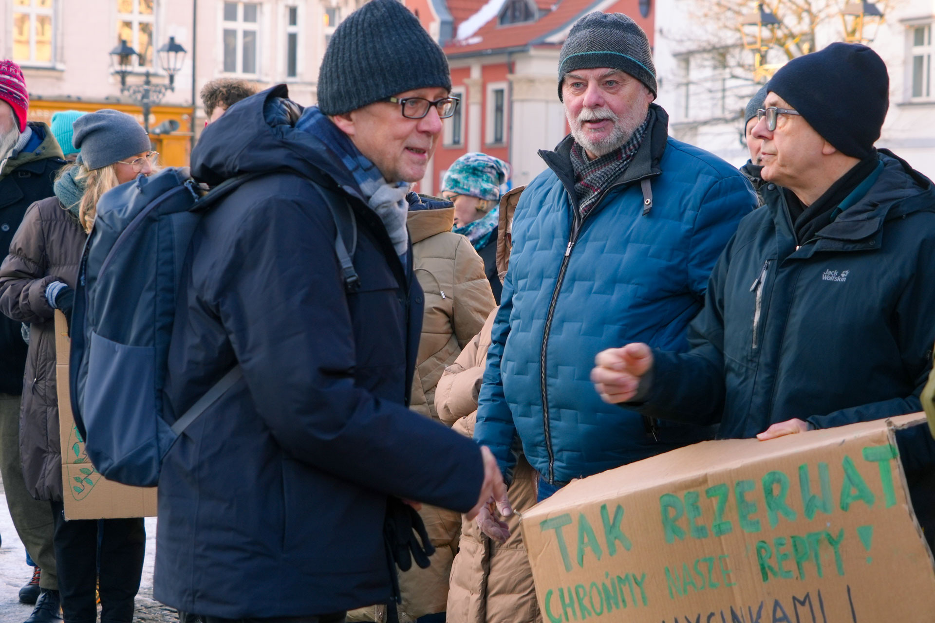 Przekazanie petycji za utworzeniem rezerwatu na terenie Parku Repeckiego w Tarnowskich Górach