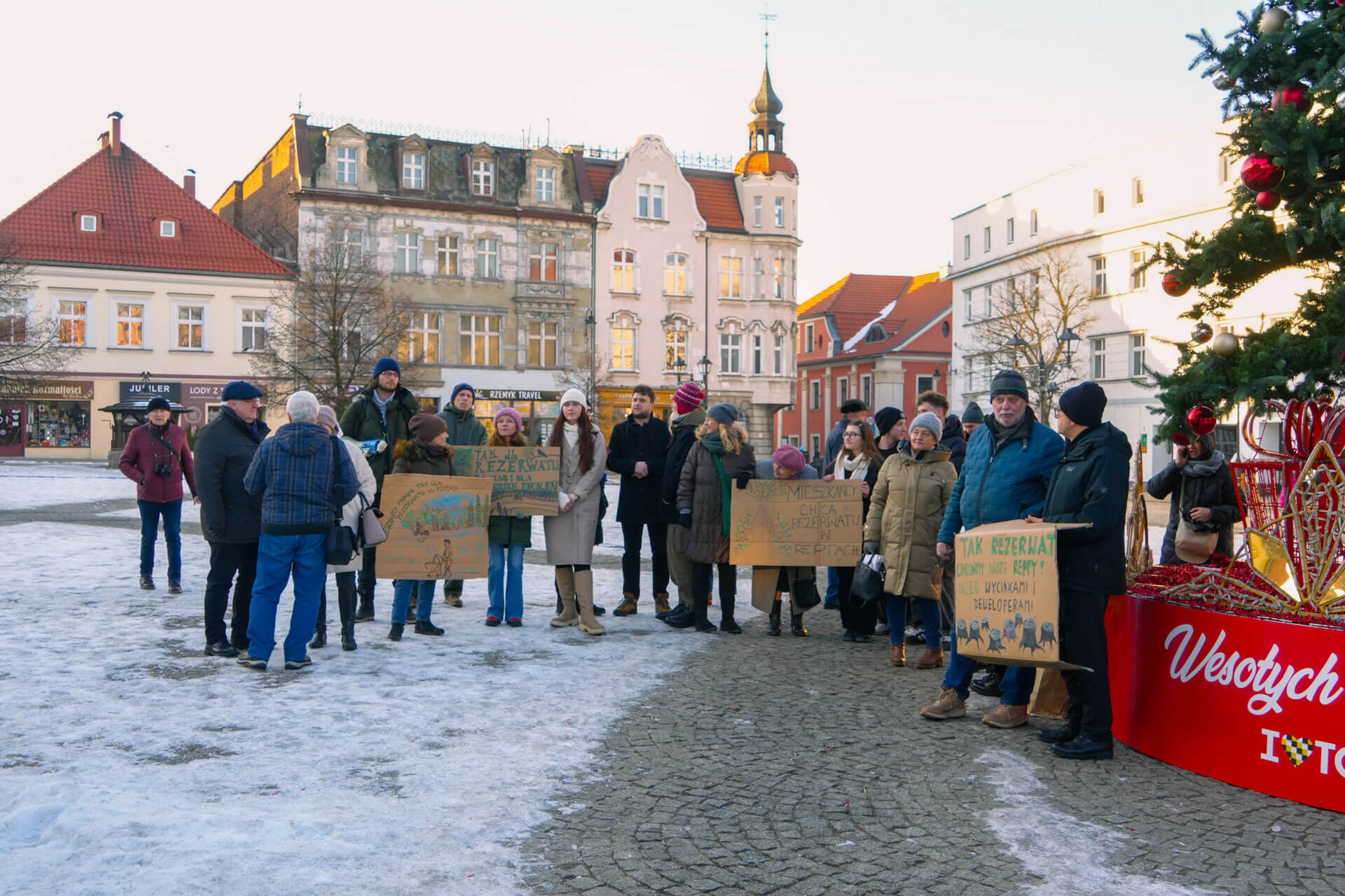 Przekazanie petycji za utworzeniem rezerwatu na terenie Parku Repeckiego w Tarnowskich Górach