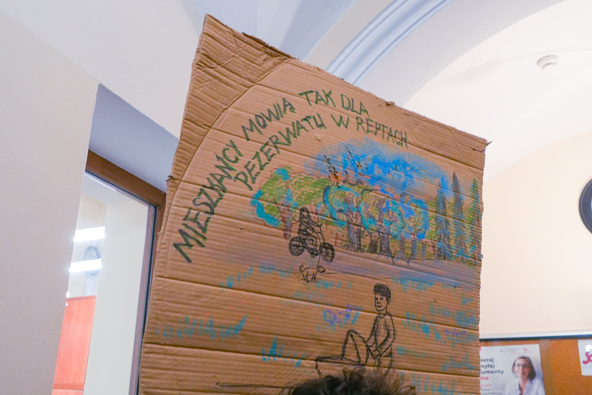 Przekazanie petycji za utworzeniem rezerwatu na terenie Parku Repeckiego w Tarnowskich Górach