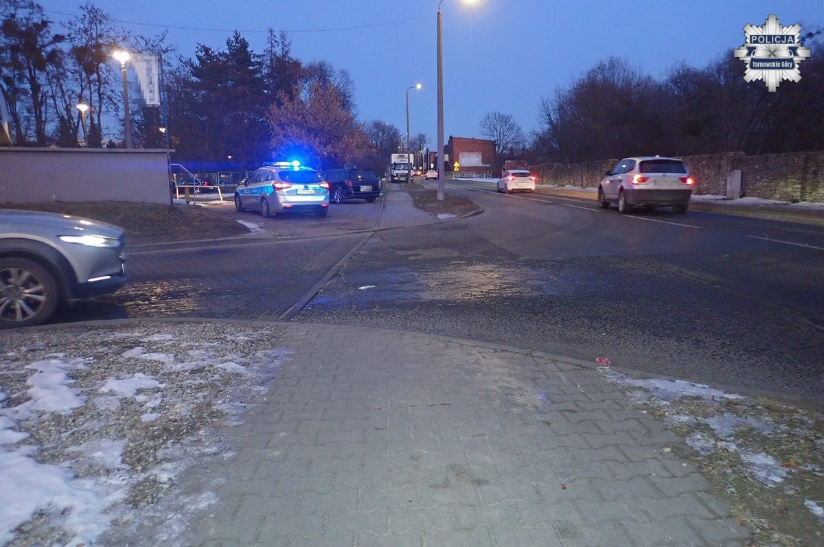 Potrącenie pieszej w Tarnowskich Górach