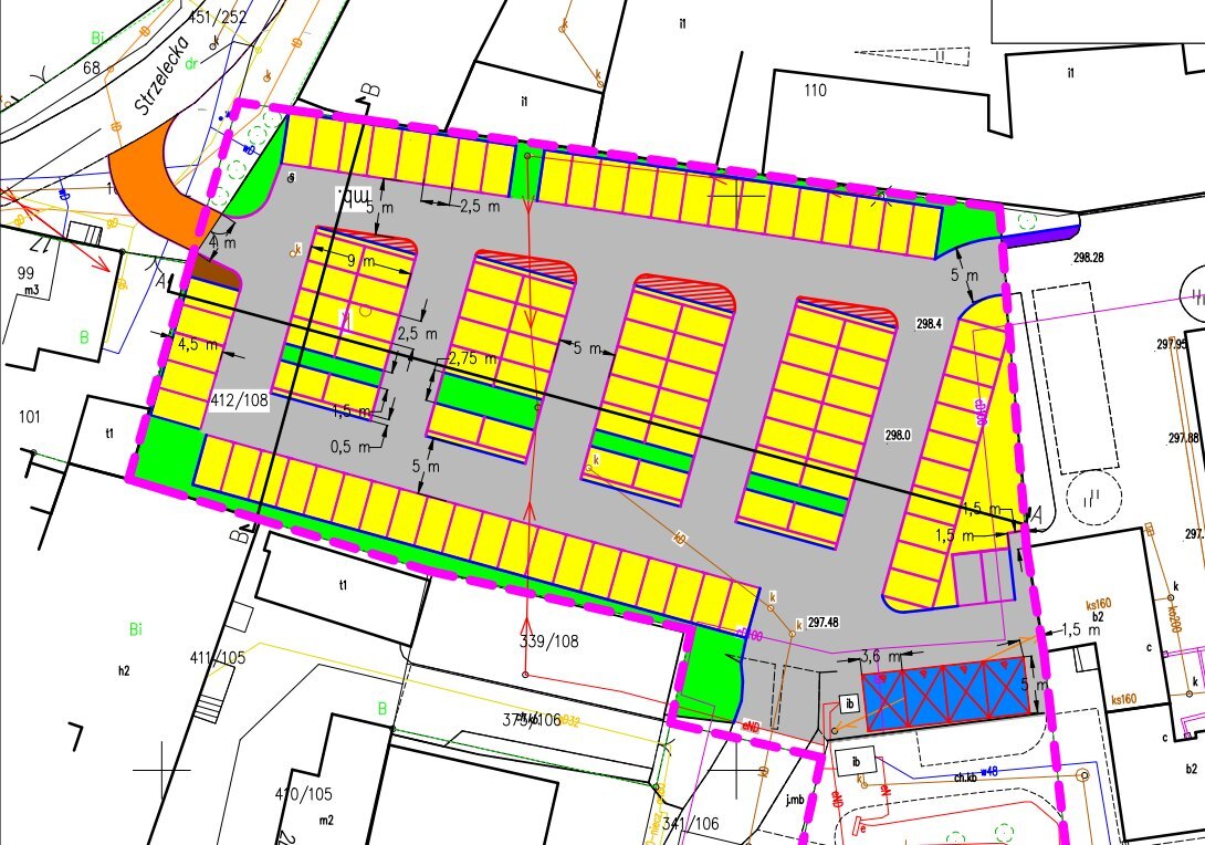 Plan nowego parkingu w Tarnowskich Górach