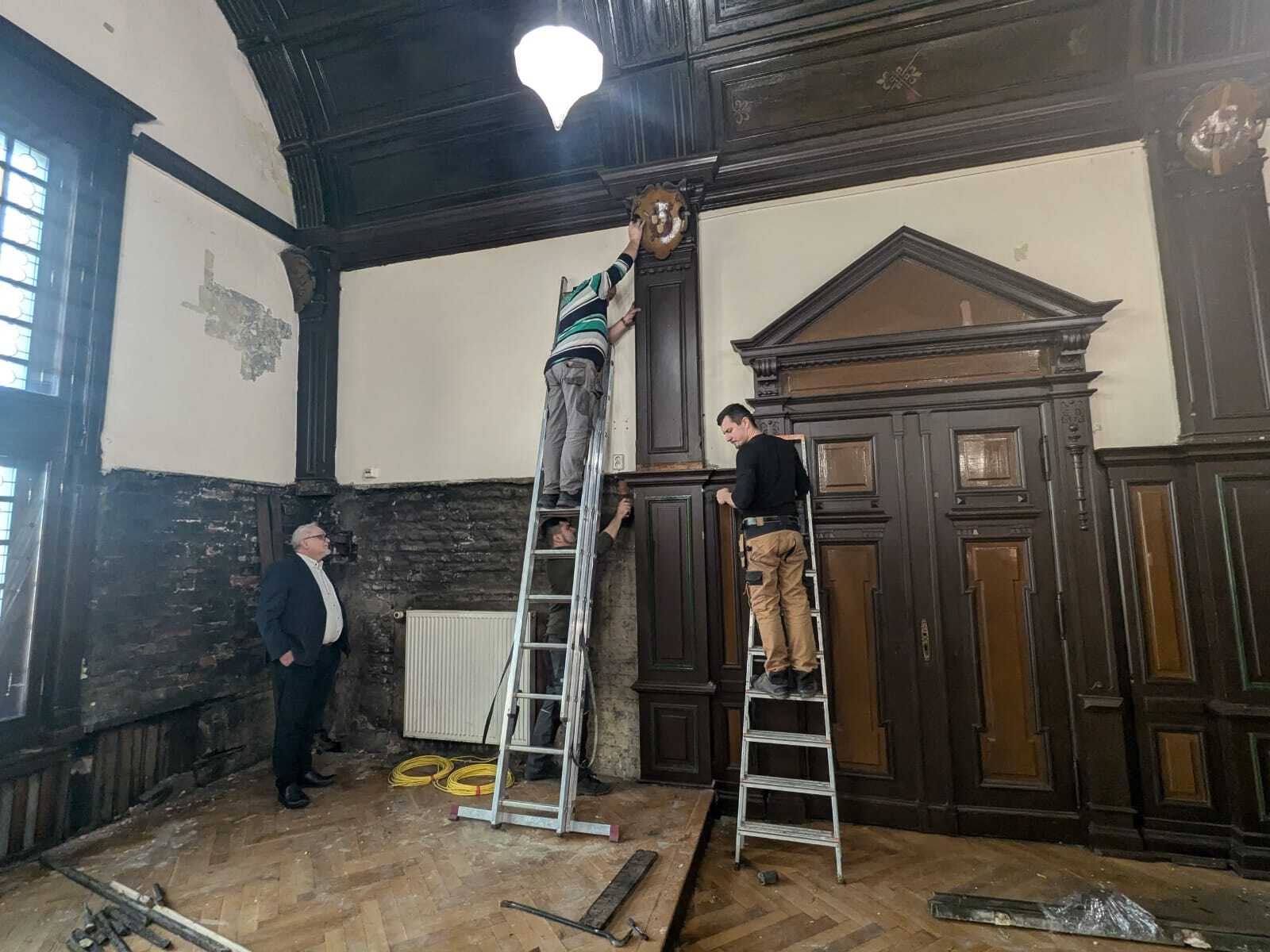 Sala sesyjna w tarnogórskim ratuszu